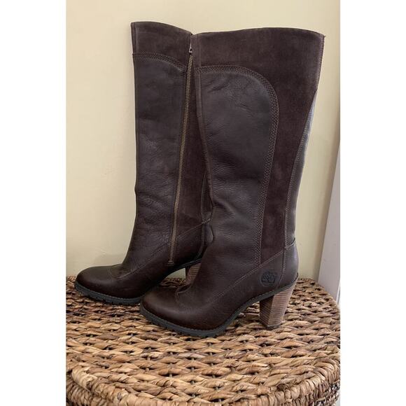 Timberland Leather Boots Earthkeeps Preppy Princess Country - Picture 1 of 11